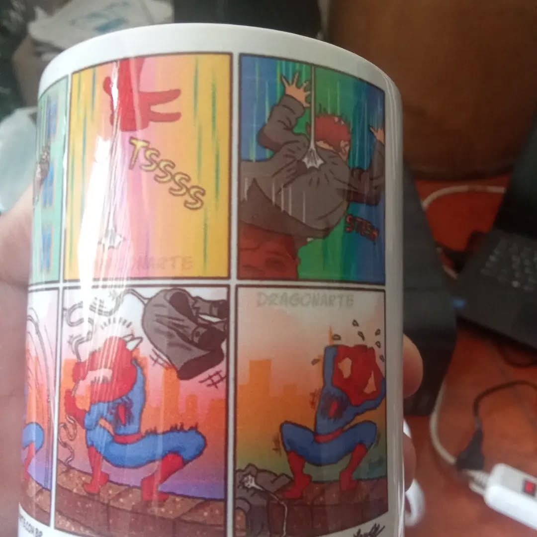 Taza Meme Spiderman