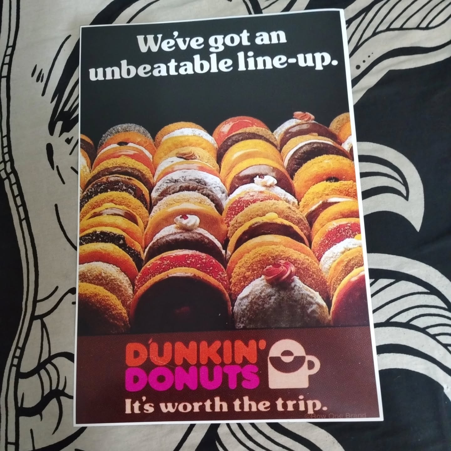 Poster Dunkin Donuts retro