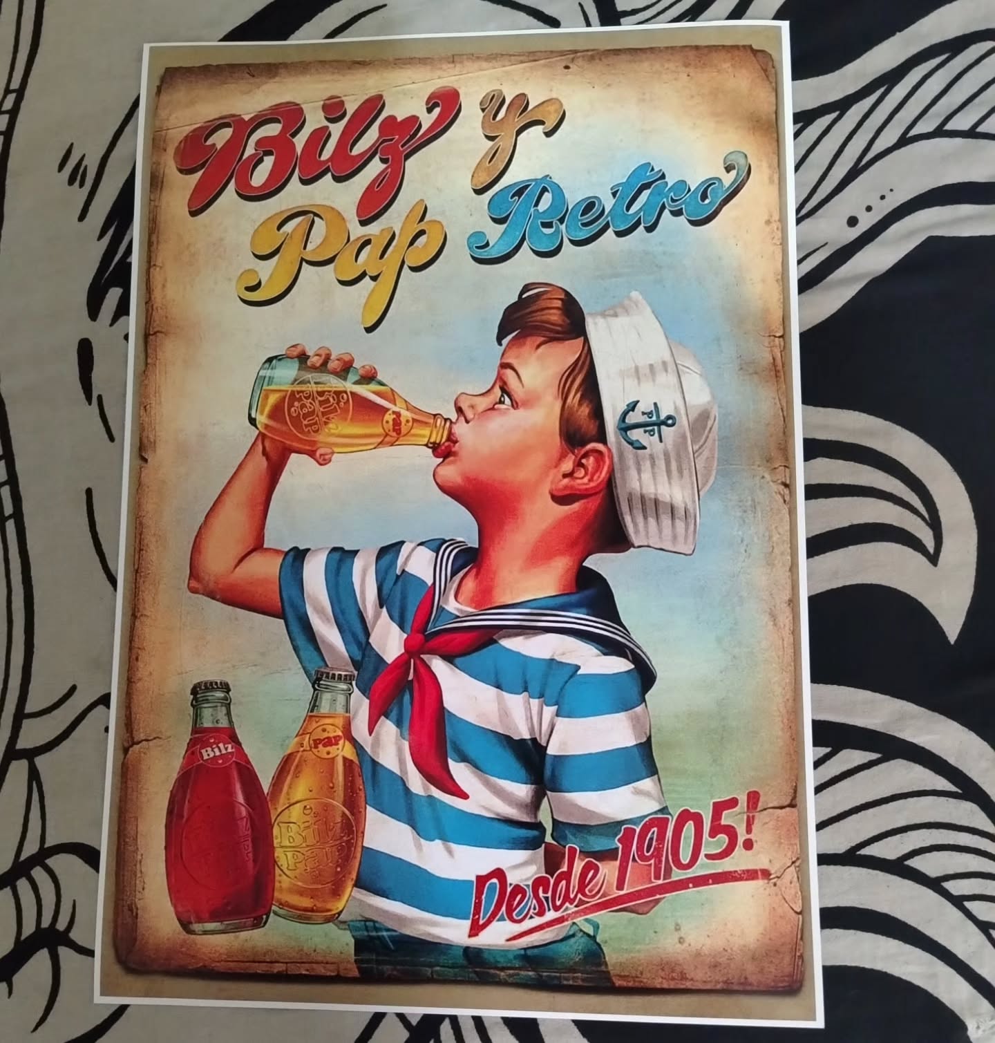 Poster Bilz y Pap retro