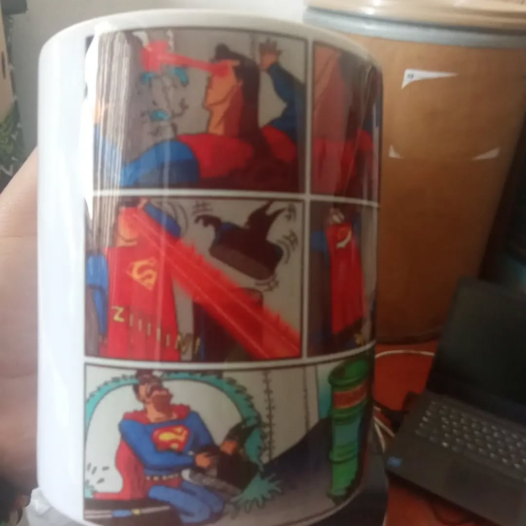 Taza Meme Superman